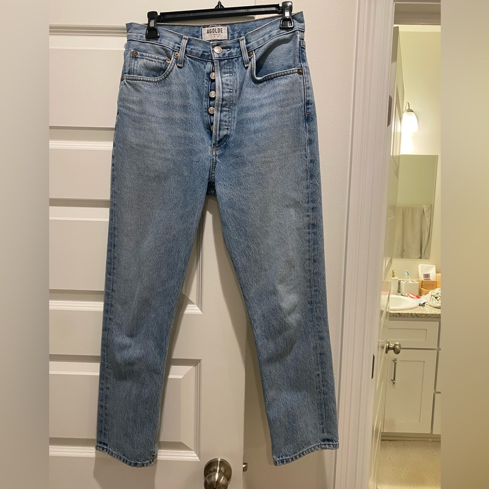 Agolde Riley crop straight leg